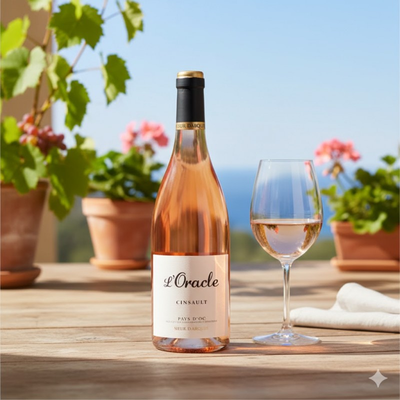 Bouteille L'ORACLE Cabernet rosé Sieur d'Arques
