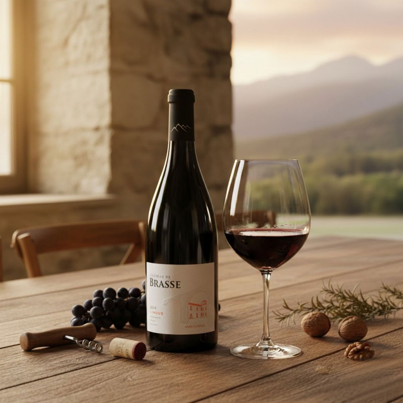 Bouteille Château de Brasse vin rouge Anne de Joyeuse - AOP Limoux 75cl