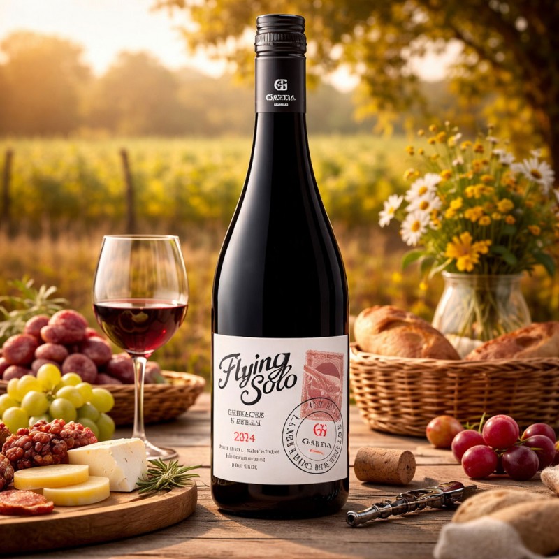Bouteille vin rouge Grenache Syrah domaine Gayda.