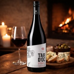 Bouteille T'AIR D'OC syrah rouge - Domaine Gayda.