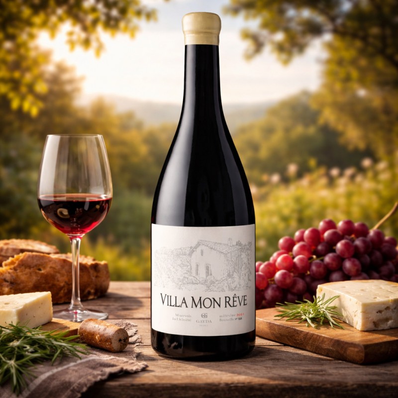 Bouteille Villa Mon Rêve 2021 - Domaine Gayda - AOP Minervois La Livinière BIO